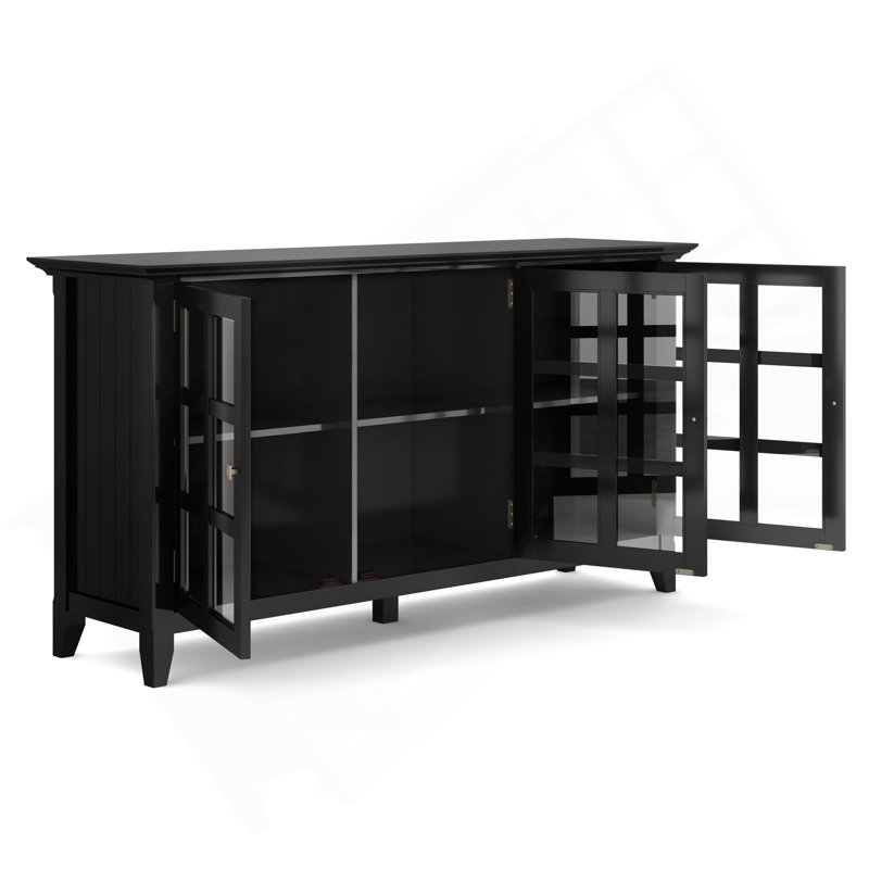 Acadian - Armoire de rangement large - Noir, Noir
