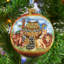 Holiday Splendor 3.5'' Handmade Glass Hanging Figurine Ornament