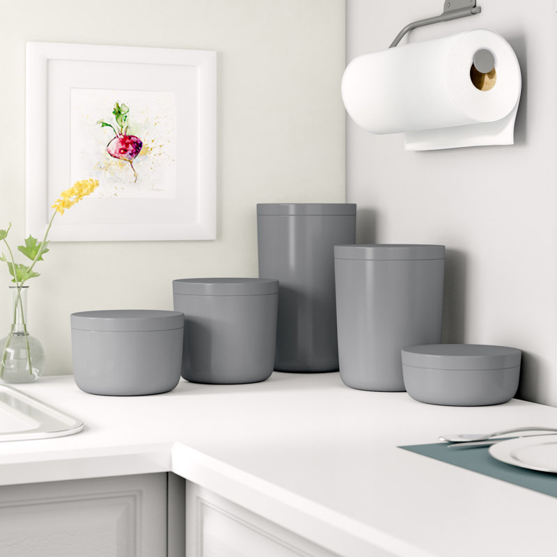 Chancy Melamine Canister - Set of 5