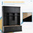Modern Hall Tree with Coat Rack,6 Drawers,3 Cabinets,and Bench-1664650721