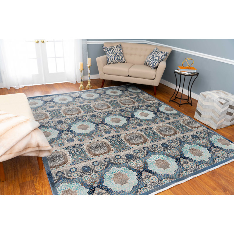 Lucha Oriental Indoor Rug, Rectangle 3'11" x 5'9"