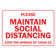 Signmission Please Maintain Social Distancing Sign 