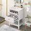 Meuble-lavabo 24 po avec lavabo supérieur, meuble-lavabo moderne avec 2 tiroirs et meuble-lavabo simple-108804044-108804045