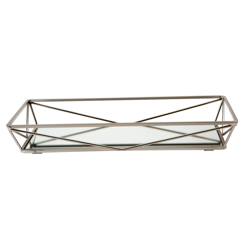 Plateau de coiffeuse Edens, H 2,09 po x l 14,02 po x P 7,01 po, Satin