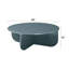 Table basse ronde, bleu sarcelle ultrabrillant
