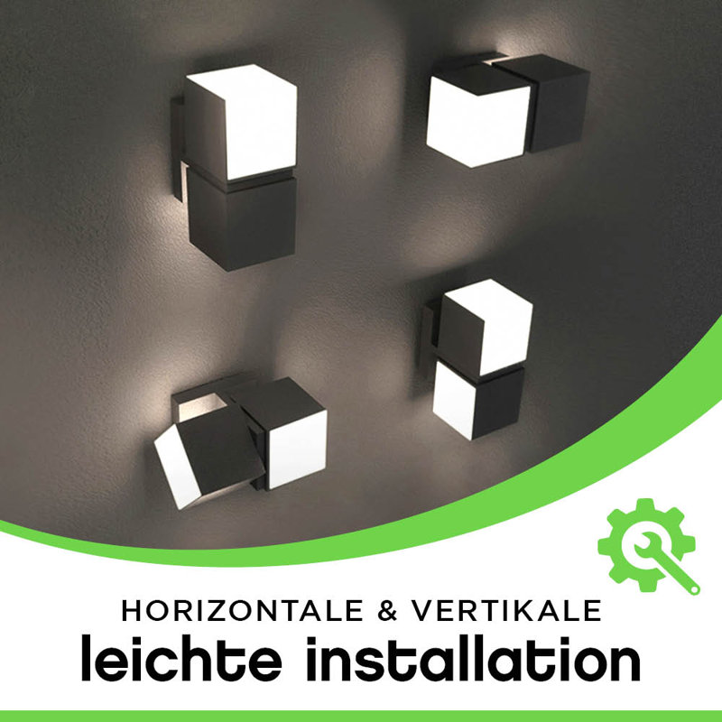 Matte Black 2 - Bulb Integrated LED Frosted Glass Outdoor Armed Scone