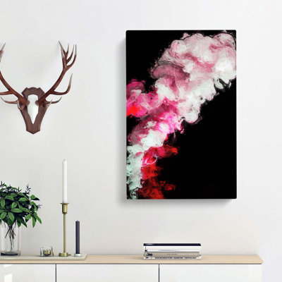 Liquid Bloom In Abstract - Wrapped Canvas
