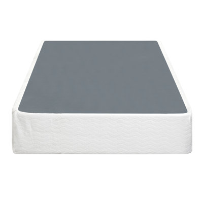 Structure de matelas en métal 1pc avec housse en tissu texturé