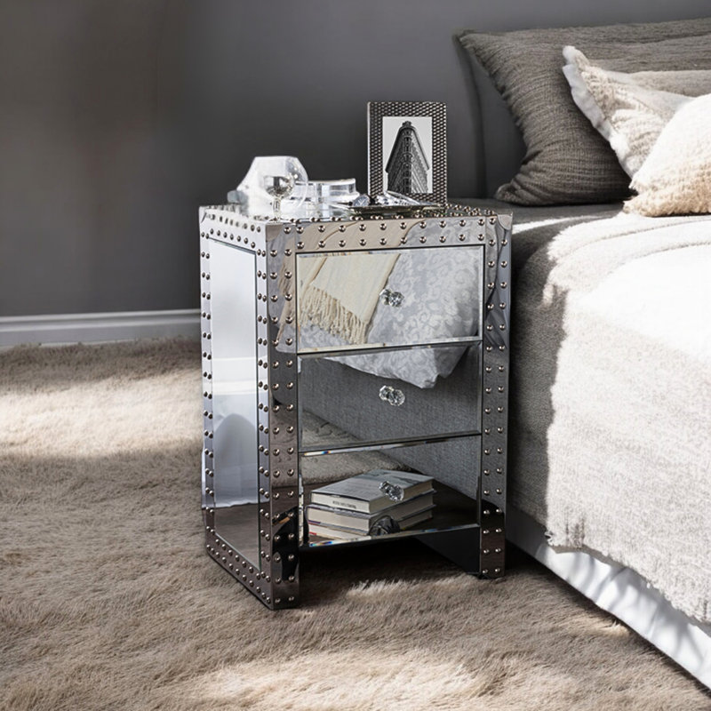 Nimbus End Table in Hollywood Regency Glamour Style