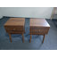 Ensemble de 2 pièces de table de chevet avec poignées en métal de style médiéval-moderne, ensemble de 2 pièces 15,75 po x 15,75 po x 21,65 po