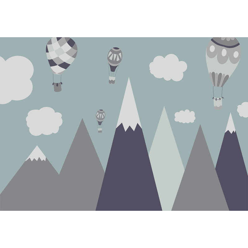 Papier peint pour enfants - Balloon Land, L 110 po x l 157 po