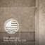 Composed 45-1/4-In46-In W X 71-1/2-In H Frameless Pivot Shower Door With 3/8-In Crystal Clear Glass And Back-To-Back Vertical Door Pulls-839021087