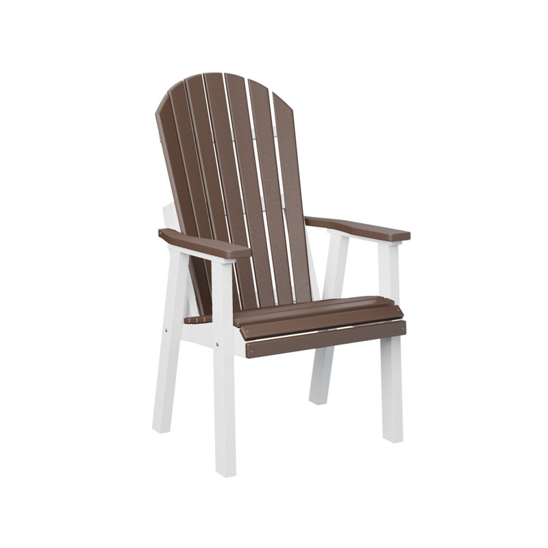  Chaise longue avec dossier Comfo, White/Chocolate Brown