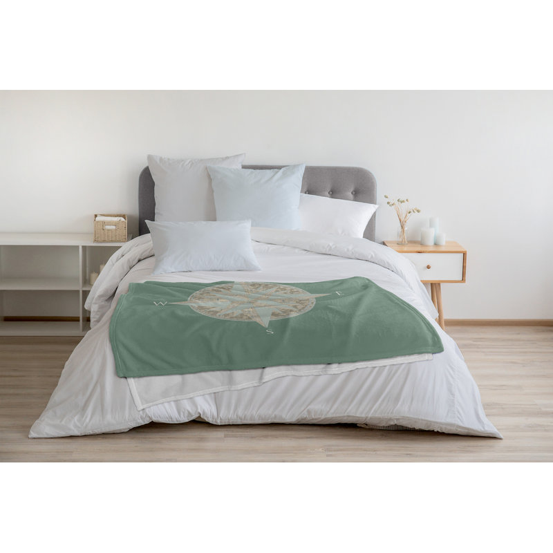 Jeté polaire Nautical Nights, L 30 po x L 40 po, 1.75, Sauge