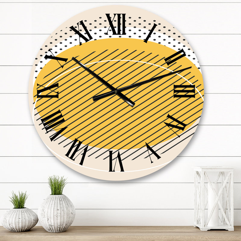 Horloge murale Minimal 20S Bauhaus, Moyen