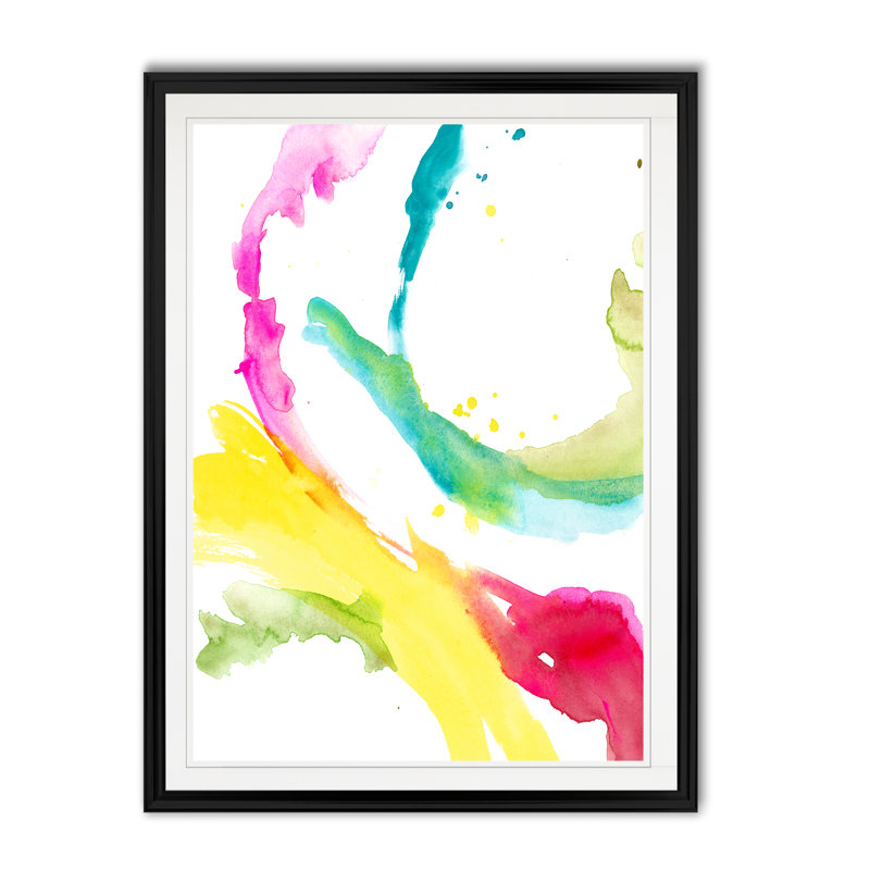 « saturée splash ii », impression sur toile, H 22,5 po x l 30,5 po x P 1,5 po, Or