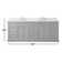 Zoila 84'' Double Bathroom Vanity with Quartz Top