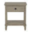 Table de chevet Victoria gris récupéré-1414936197