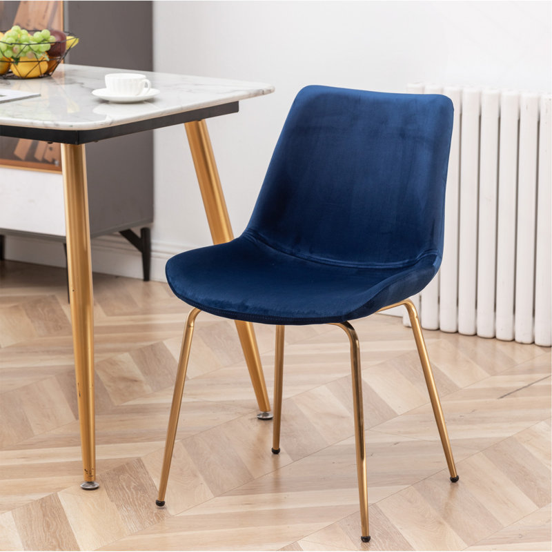 Chaise de salle à manger Aufurr, Bleu