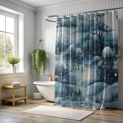Rideau de douche Frosty Paradise - Premium