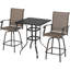 Wicker Bar Set with Stools