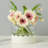 Scalloped Bloom 2-in-1 Vase - White