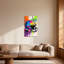 Motif abstrait d'art abstrait graffiti
