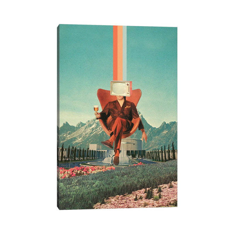 «Enemy» par Frank Moth, impression sur toile tendue, H 26 po x l 18 po x 1,5 po