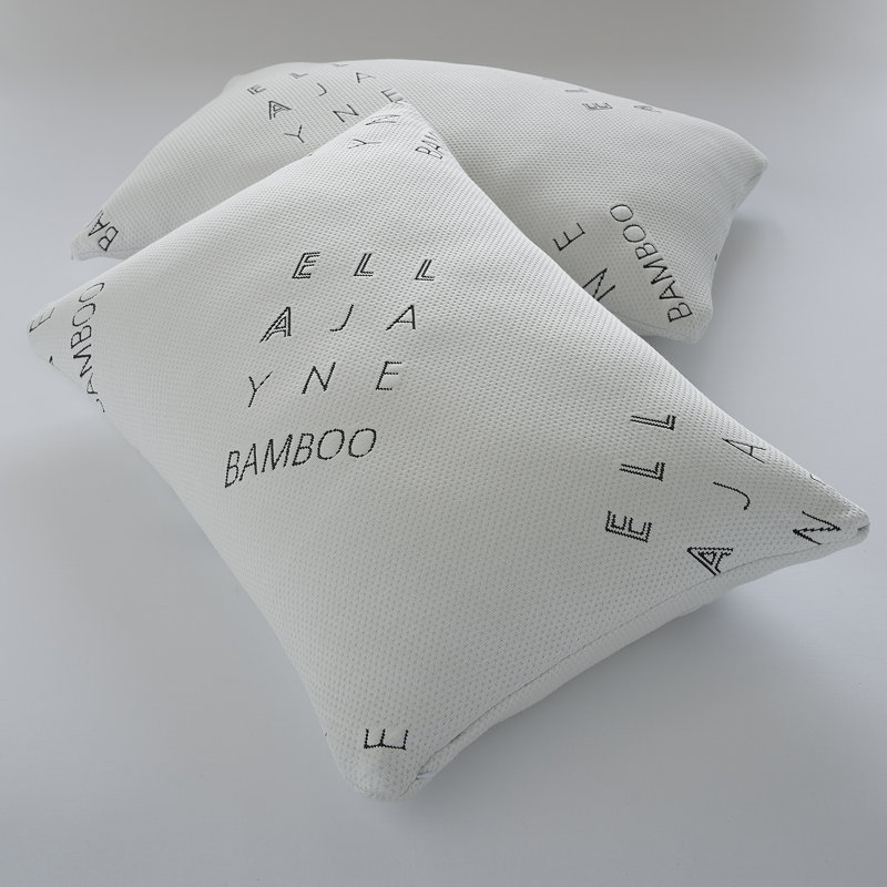 Ella Jayne Bamboo 2-Piece Bundle: Bamboo Mattress Pad & Shredded Memory Foam Pillow Jumbo, King