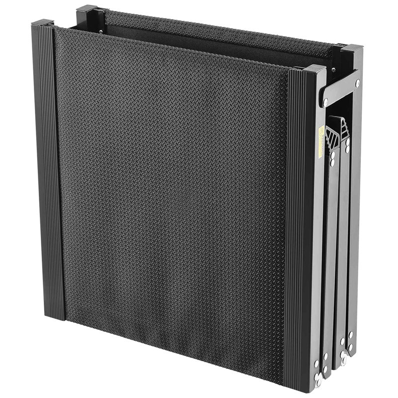 Rampe pour chien - longueur 71 po, largeur 20 po, pliable pour les chiens jusqu'à 250 lb, tissu antidérapant, VUS portable, aluminium 6063, camions à pliage rapide, dépliage