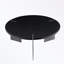 Table basse ronde avec trois pieds en métal-2023694221