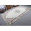 Tapis turc Oushak rétro fabriqué à la main en rose pastel idéal pour les espaces de vie élégants