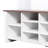 Hall Tree 56.3'' Wide with Bench and Shoe Storage-530065748