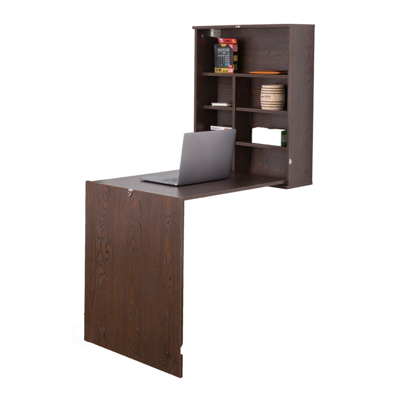 Sharo Floating Desk, Brown