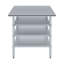 Table en acier inoxydable 30 po x 36 po avec trois tablettes inférieures