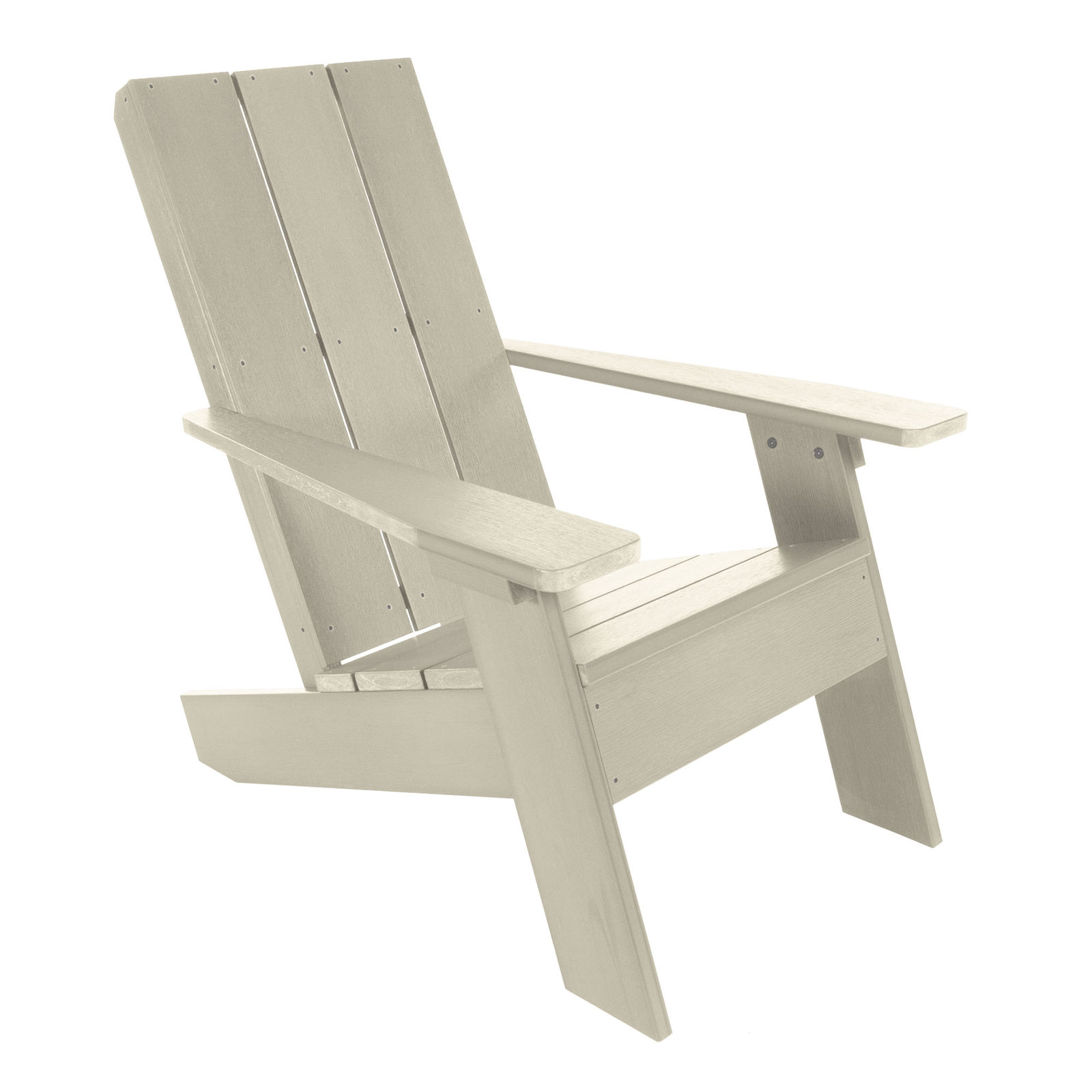 Outdoor Adirondack Set, Whitewash