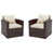 Beige/Dark Brown selected