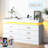 Fincastle 6-Drawer 46“ Dresser with LED Light and Socket-1210354193