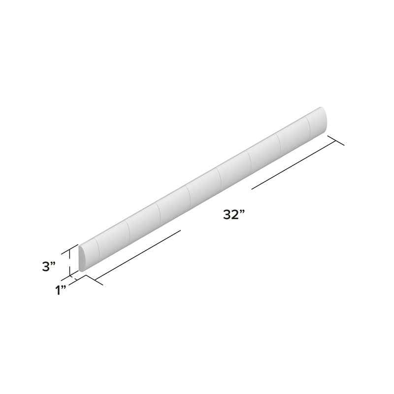 Flip Solid Wood Wall 8 - Hook Wall Mounted Coat Rack, White
