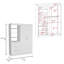 Kenya 3 Drawers Armoire, Double Door, 3-Tier Shelf --1884855581