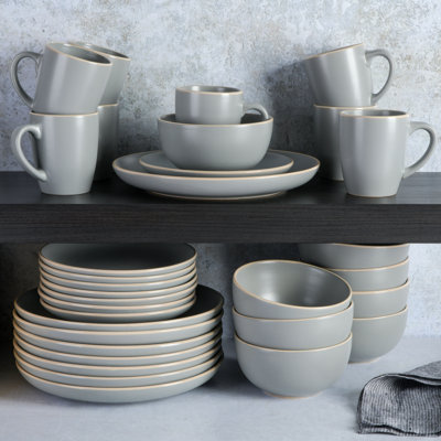 Gibson Home Rockaway 32 Piece Dinnerware Set