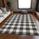 Premium Machine Washable Prisco Black Rug