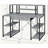 Amiel All Purpose Gray Finish Writing Desk