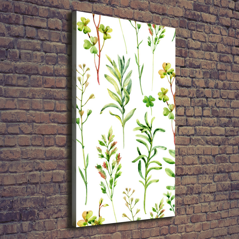 Weeds And Herbs - Wrapped Canvas Print