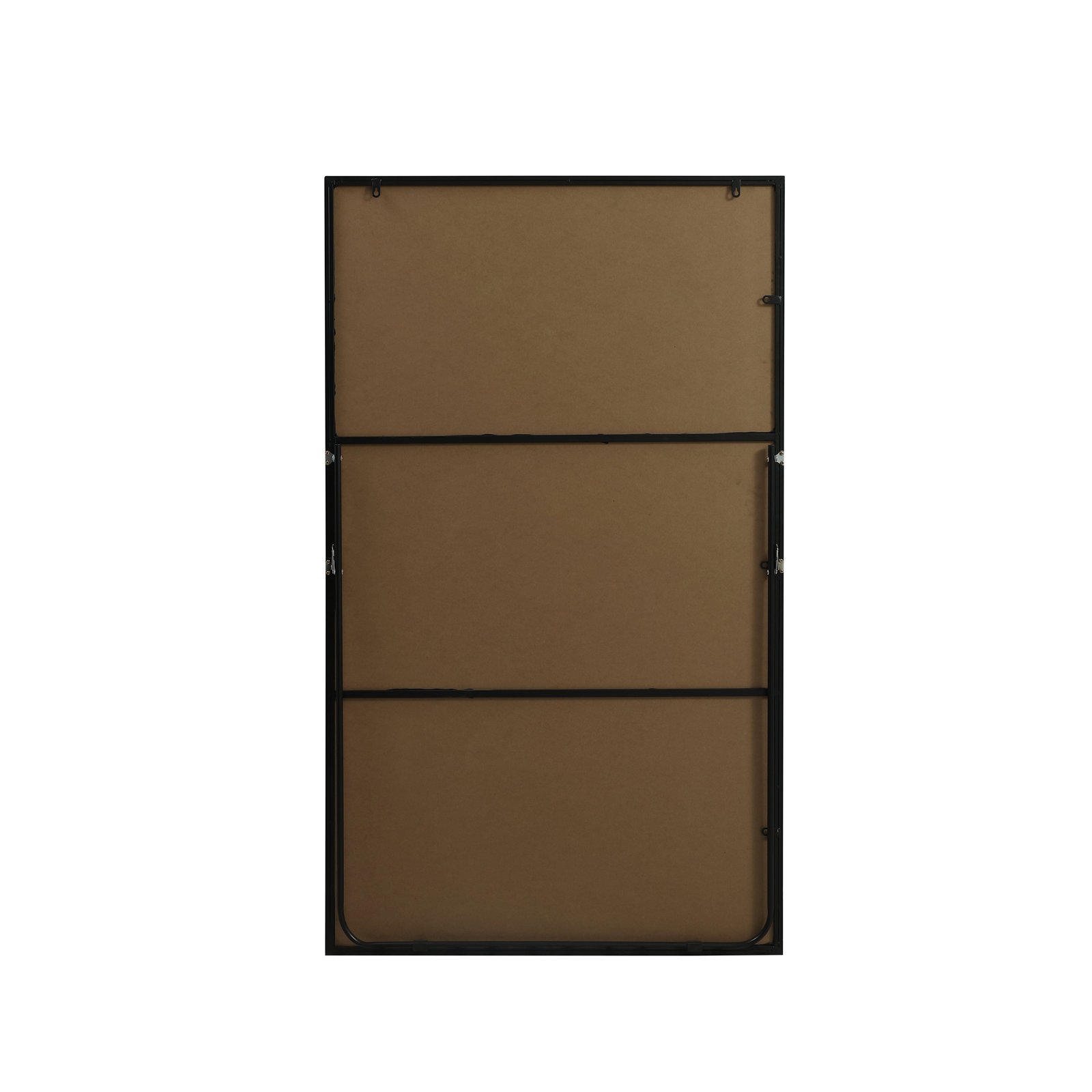 Sabine Metal Rectangle Floor Mirror, 60" x 36", Black