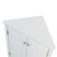 Armoire de rangement triangulaire autoportante pour salle de bain avec tablettes réglables pour le salon de la cuisine à domicile-1601829064
