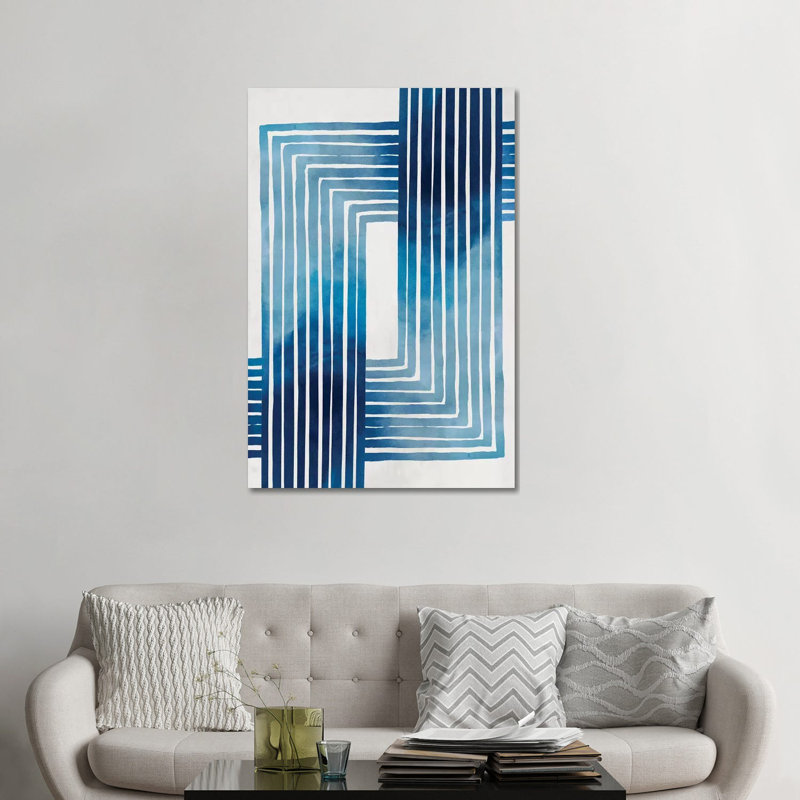 In Unison par Eva watts-impression d’art graphique, Toile tendue, Pas de tapis, H 48 po x l 32 po x P 1,5 po