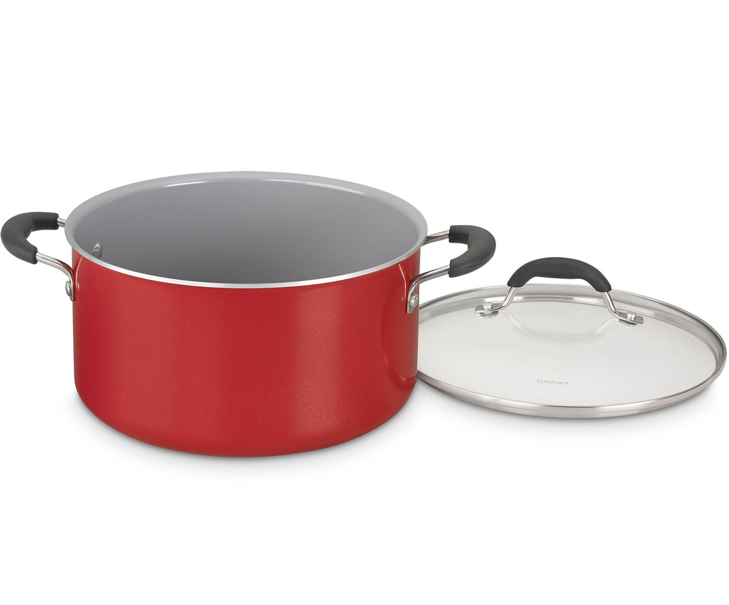 Cuisinart Ceramica XT 11-Piece Cookware Set, Red