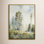 Teton "Tall Green Trees I" Print by Allison Pearce