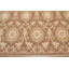 Tapis unique en laine noué à la main beige et brun de 6 pi x 9 pi Natachia